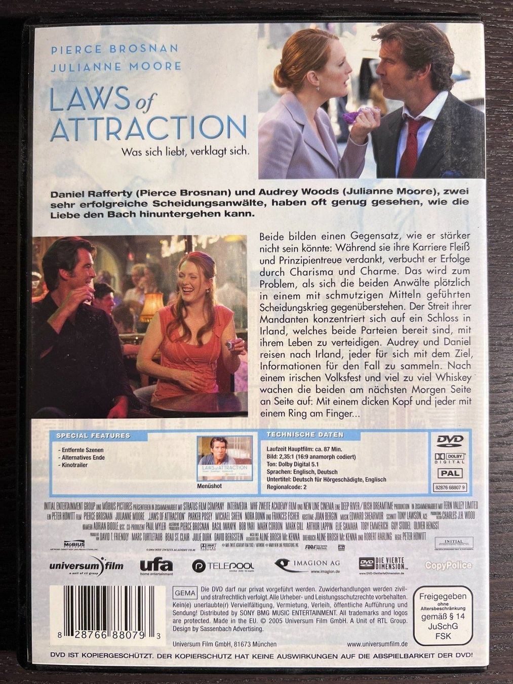 Alle DVDs: Laws of Attraction – Gebraucht aus Zürich von FilmFreunde 1