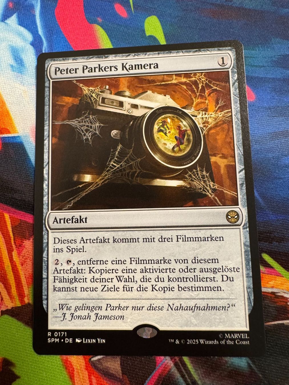 Magic The Gathering Carte collezionabili: Peter Parkers Kamera - Marvel's Spider-Man - Magic – Nuovo (secondo la descrizione) da Bülach venduto da Pfrenzel