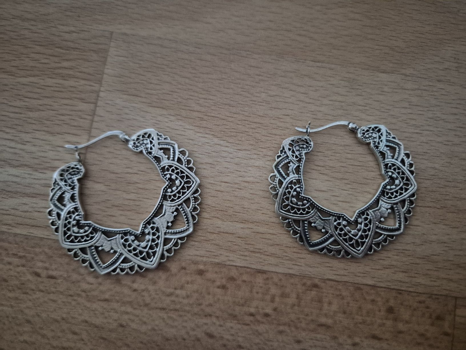 Ohrringe & -stecker: massive Silber Ohrringe, Boho Creolen, 17g, neu – Neu (gemäss Beschreibung) aus Bern von grisu_79 1