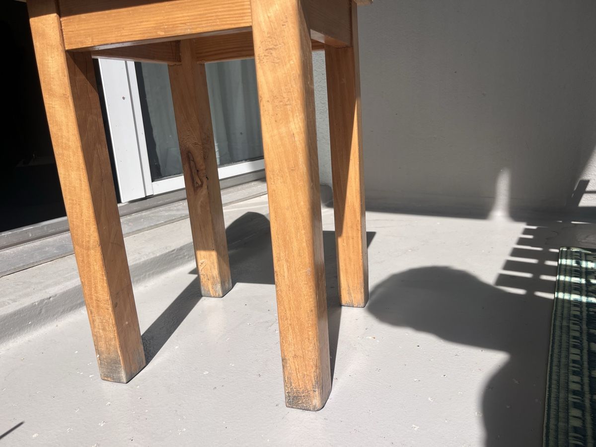 Tutte le decorazioni: Beistelltisch Holz Türkis – Usato da Zürich venduto da Allesmussweg-2- 3