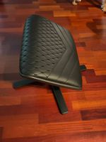 Noblechairs Leder! Fussstütze in Schwarz