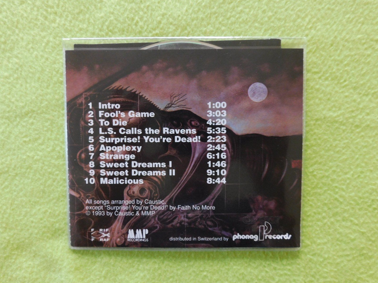 CD: Caustic - Malicious - Ultra rare Swiss CD – Usato da Emmenbrücke venduto da keep-vinyl-alive 1