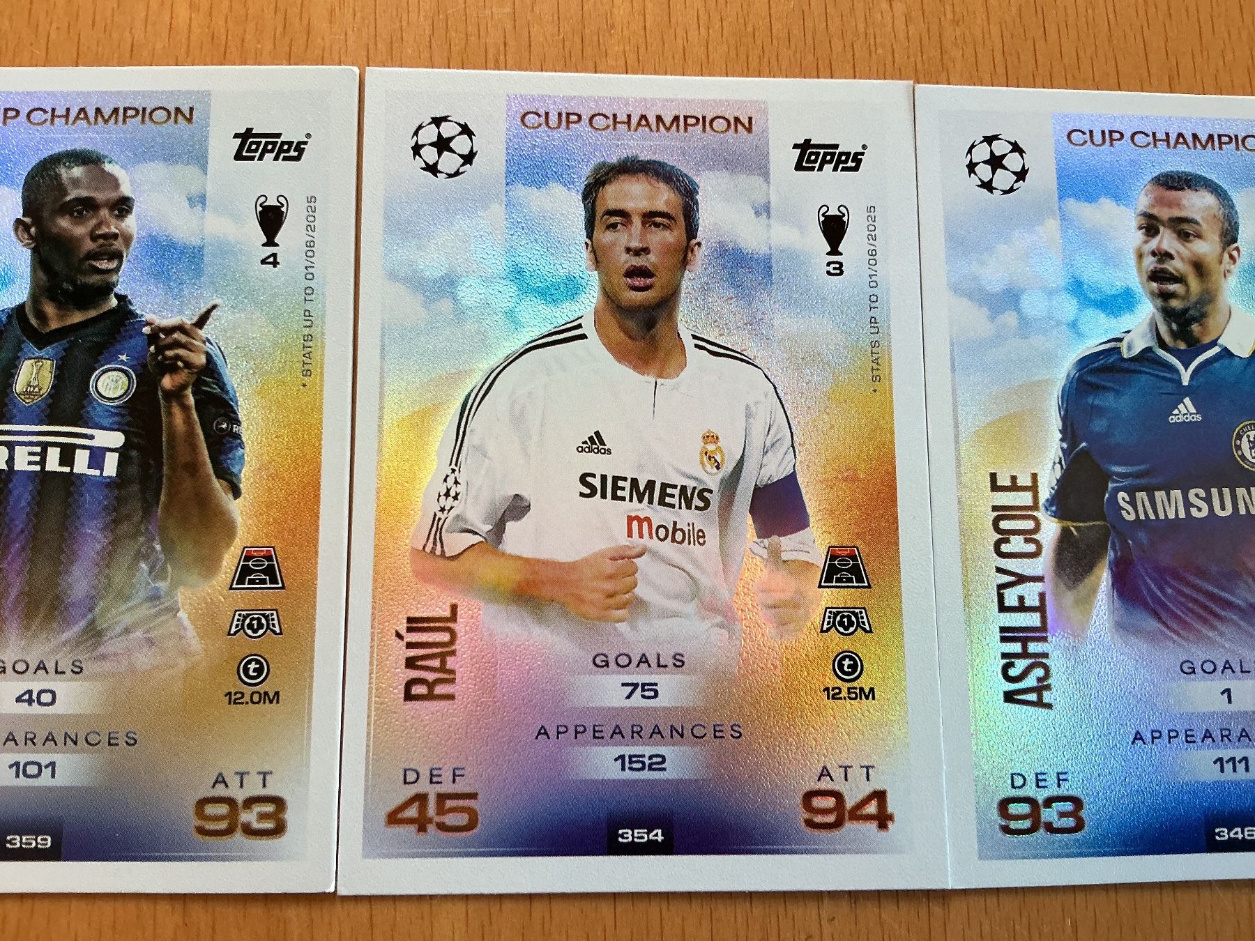 Topps Carte collezionabili: Topps match attax cup champion 3 karten – Usato da Urswil venduto da IreneB. 2