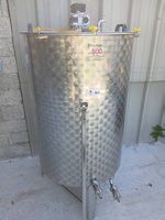 Cuve motorisée inox 500 L doccasion  très bon état