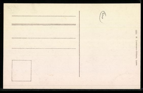 Cartoline postali: AK Luzern, Blick vom Schwanen aus – Usato da Berlin venduto da bartko-reher 1