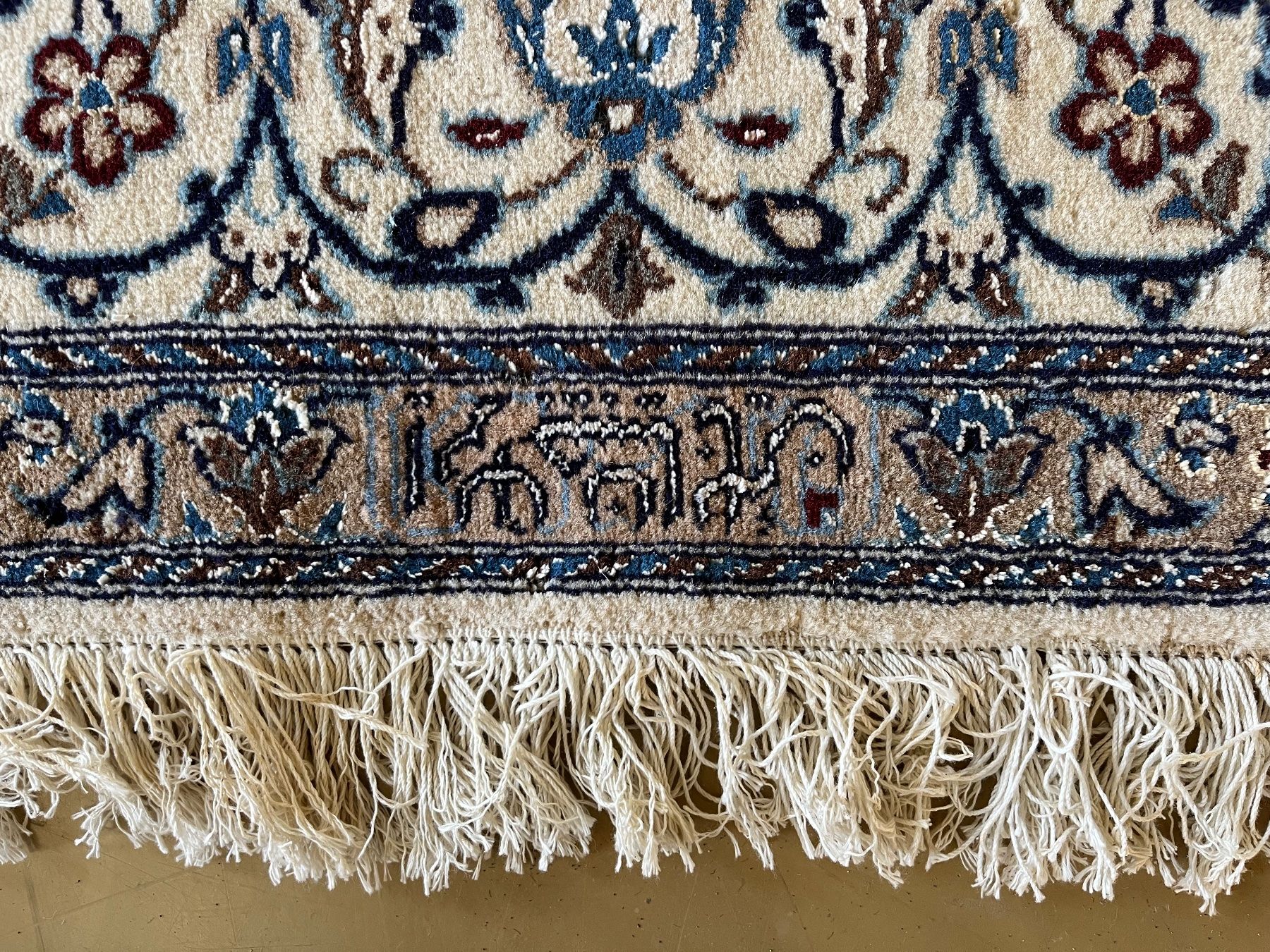 Tappeti: Persischer Nain Teppich ca. 2m x 2m, mit Seide, signiert – Usato da Netstal venduto da spaltflo01 2