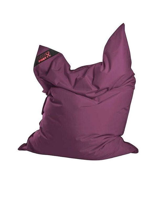 Gemütlicher Big Foot Sitzsack, Lila 1