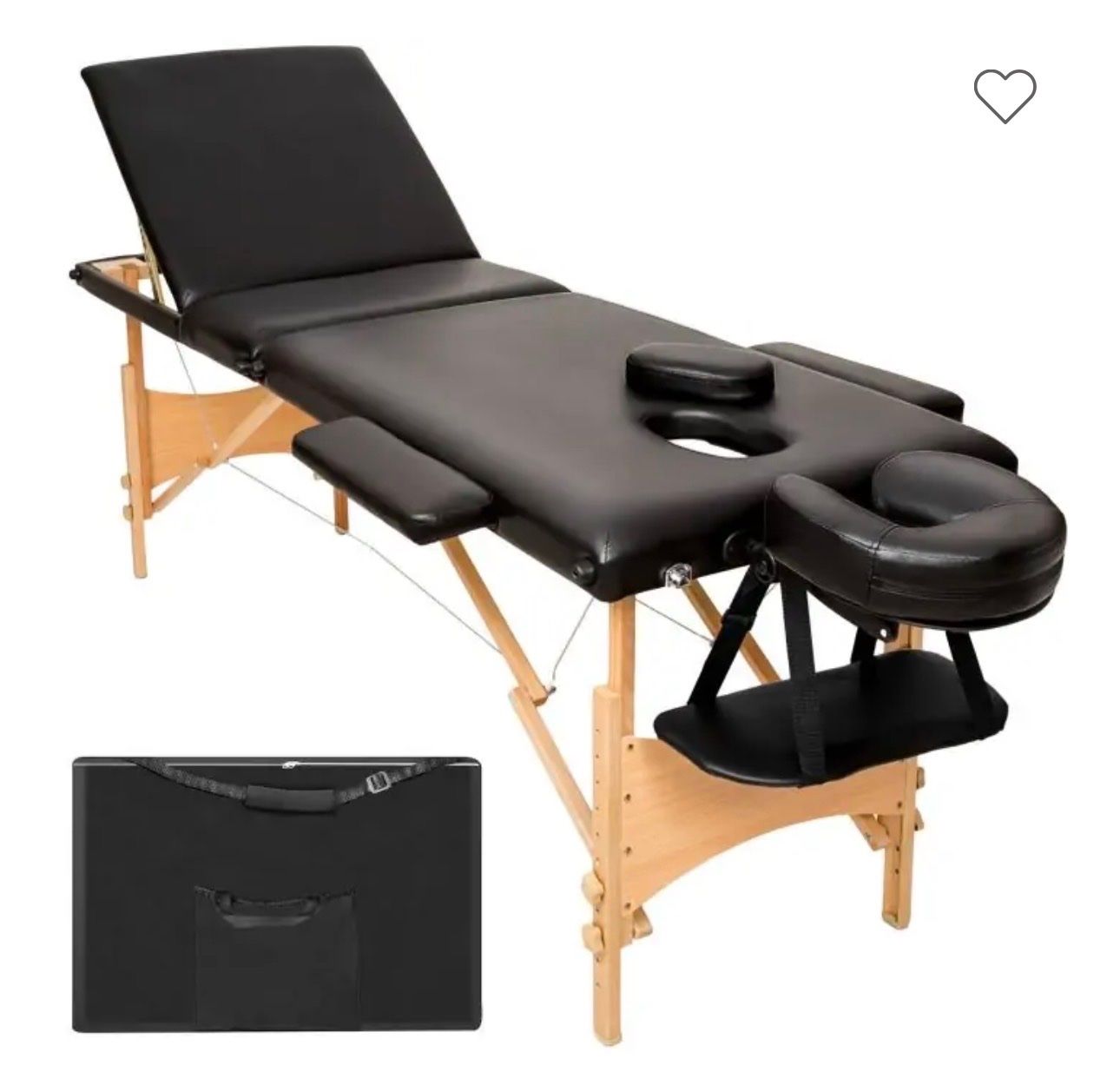 TecTake Lettini & sedie per cosmetici: TecTake 3 Zonen Massageliege transportabel – Usato da Zürich venduto da Holladie 4
