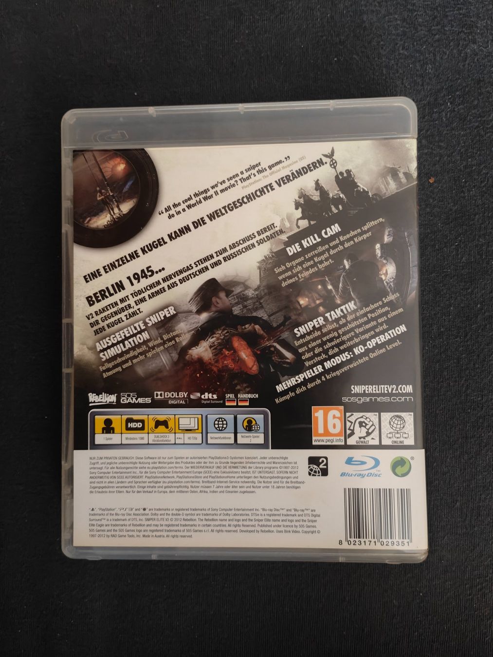 Jeux: Sniper Elite V2 PS3 – D'occasion à Dietikon par Migi_97D 2