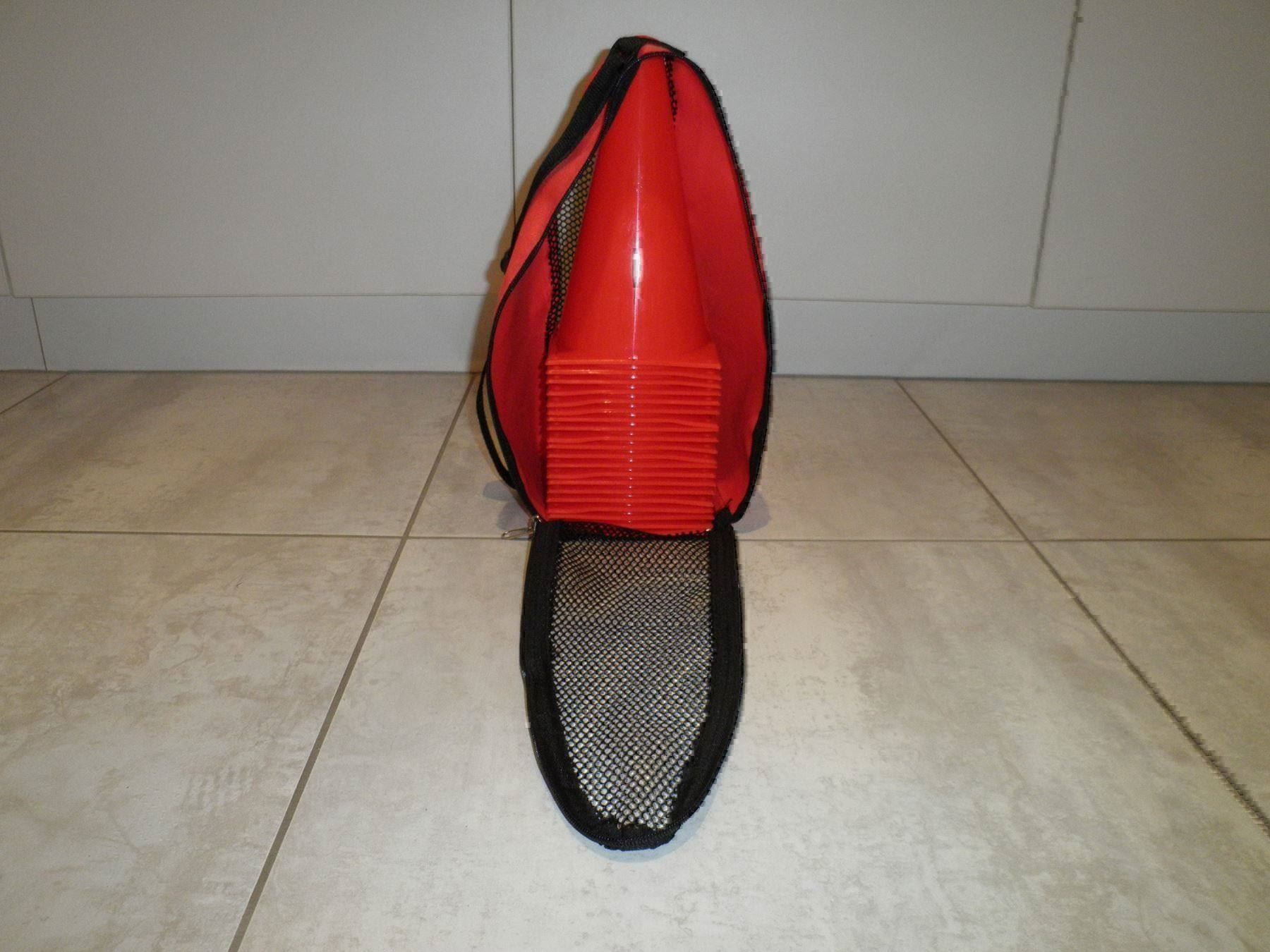 Automobili: 20 x flexible Pylonen orange mit Tasche – Nuovo e nell'imballaggio originale da Hirschthal venduto da rc-xdreams 3