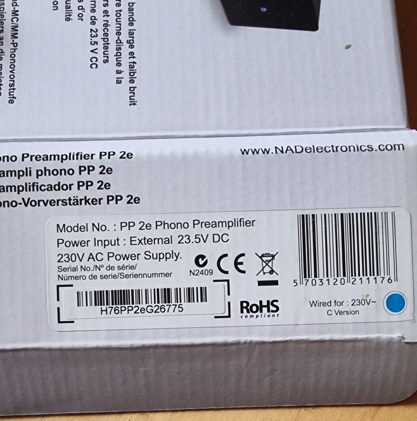 Nad Amplificatori: NAD Phono Vorverstärker PP 2e MM/MC – Usato da Luzern venduto da Frizzz 4