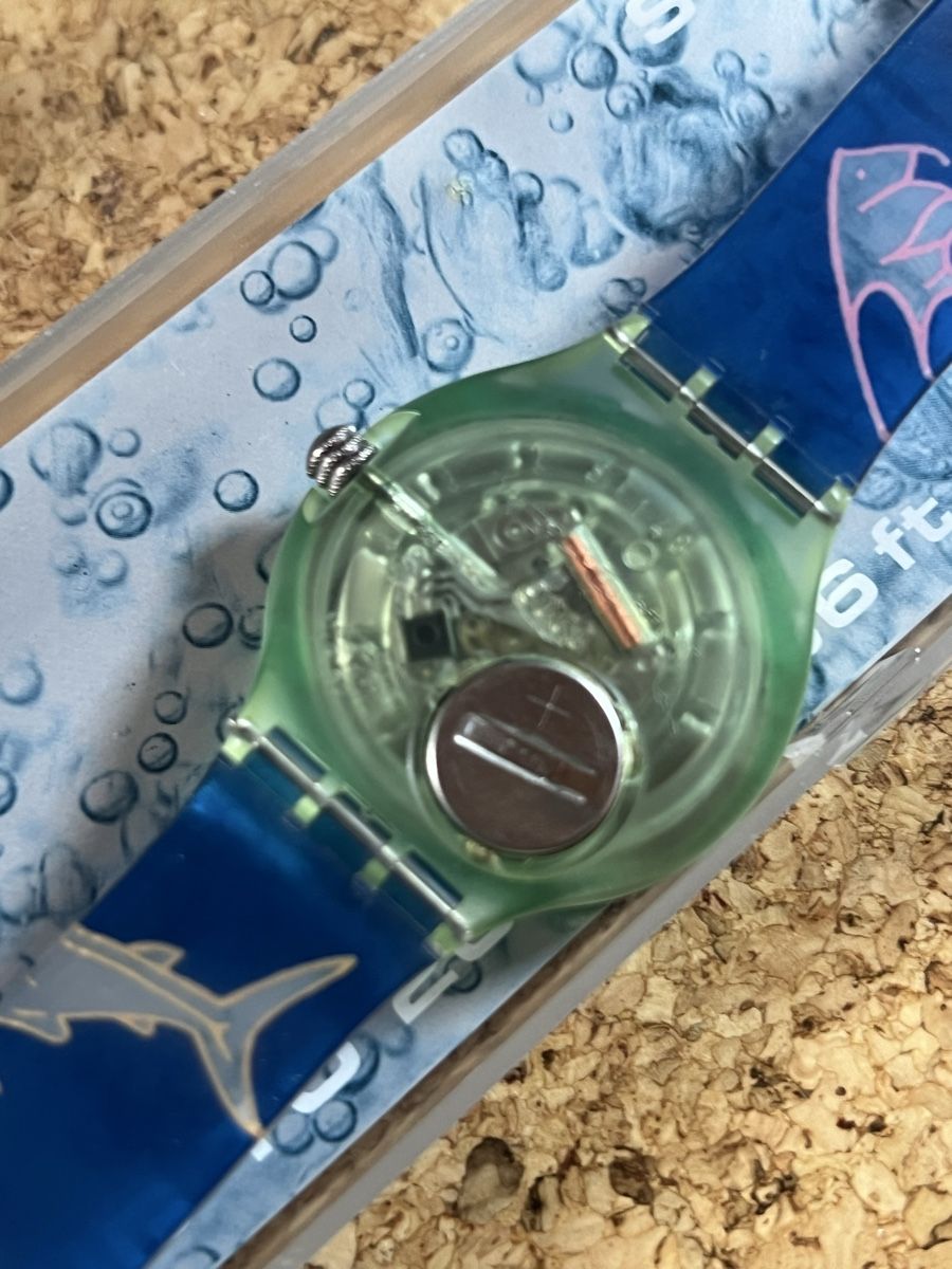 Swatch Orologi: Swatch SBUBA pink/green – Usato da Basel venduto da bellespirit 3