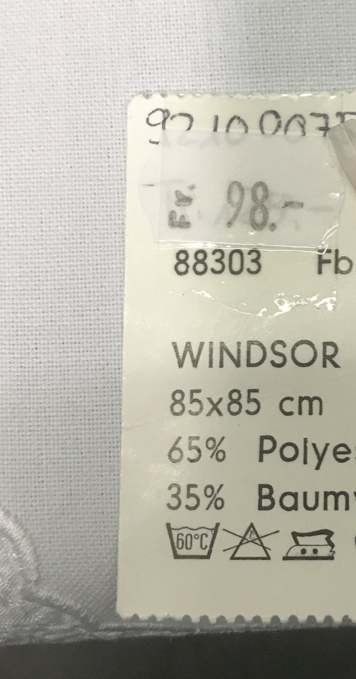 Sonstige Tischwäsche: TISCHTUCH WINDSOR 85X85CM NEU – Neu (gemäss Beschreibung) aus Ostermundigen von wini63 7