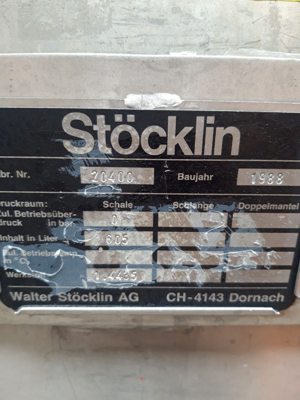 Abbeveratoi e trogoli: Chromstahltank, 600 Liter, lebensmittelgeeignet – Usato da Fehraltorf venduto da Swisscollector 3