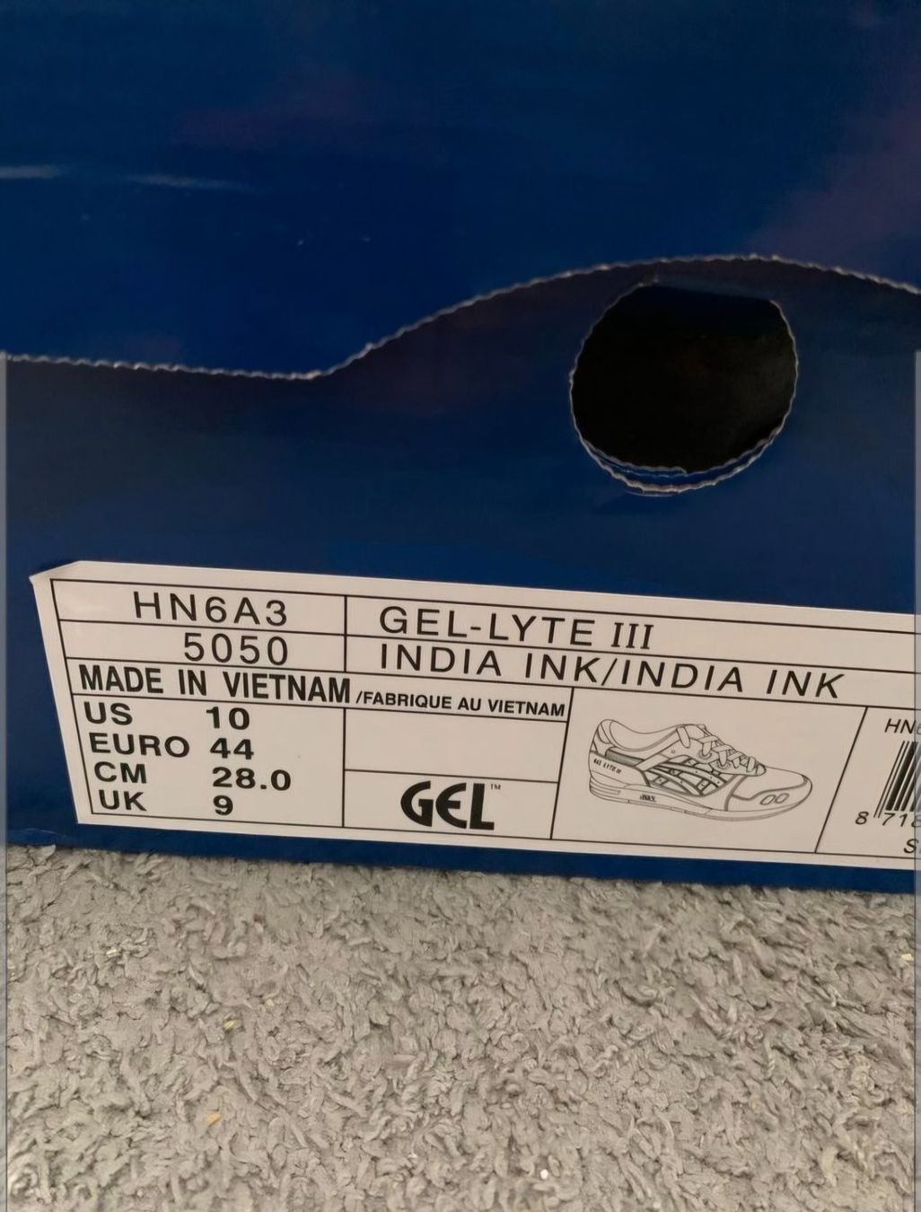Asics Herrenschuhe: Asics GEL-LYTE III Sneaker - neu – Neu und originalverpackt aus Zürich von Lx 3