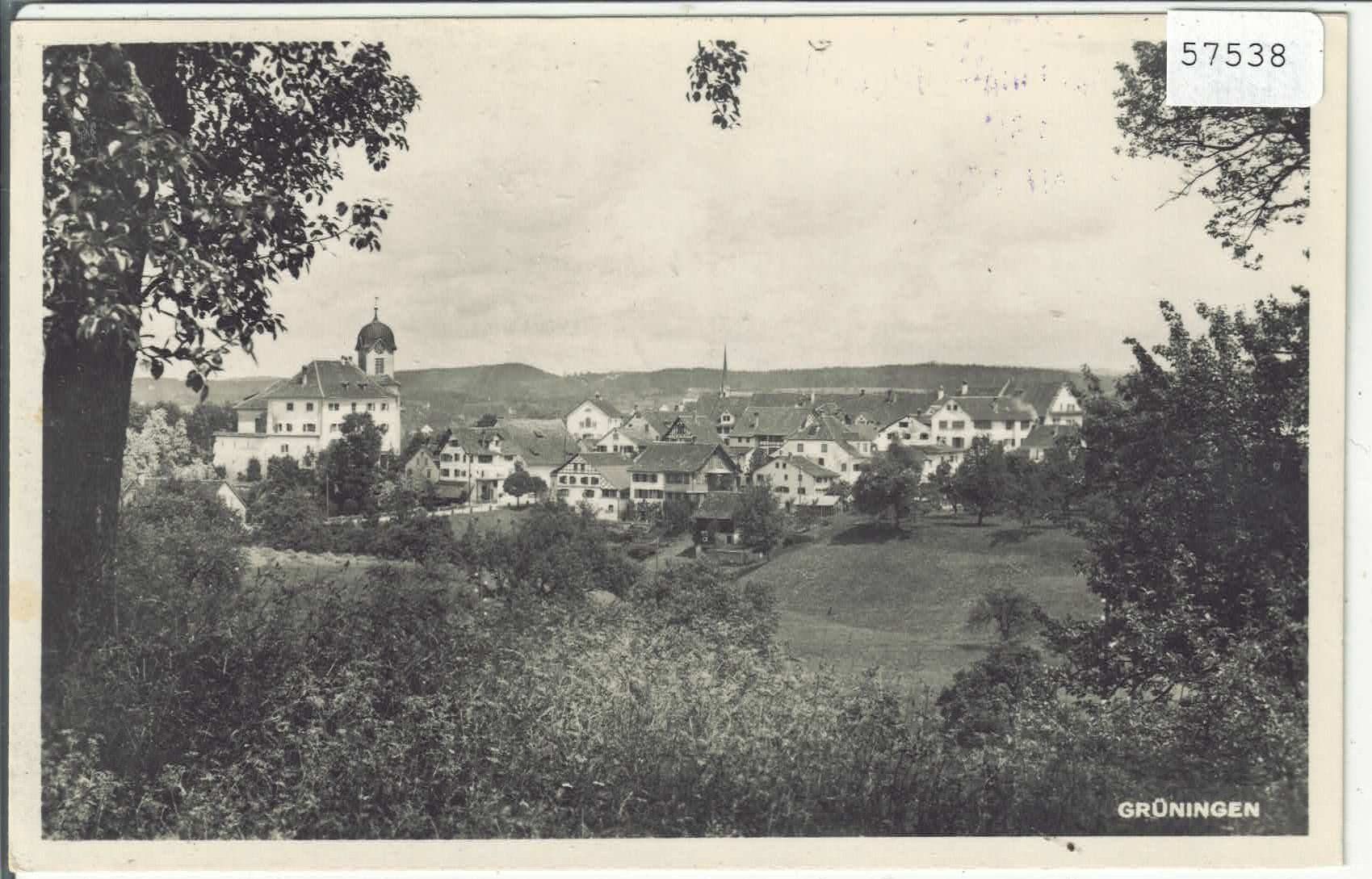 Ansichtskarten: Grüningen - Generalansicht – Gebraucht aus Ettingen von Kartenplanet