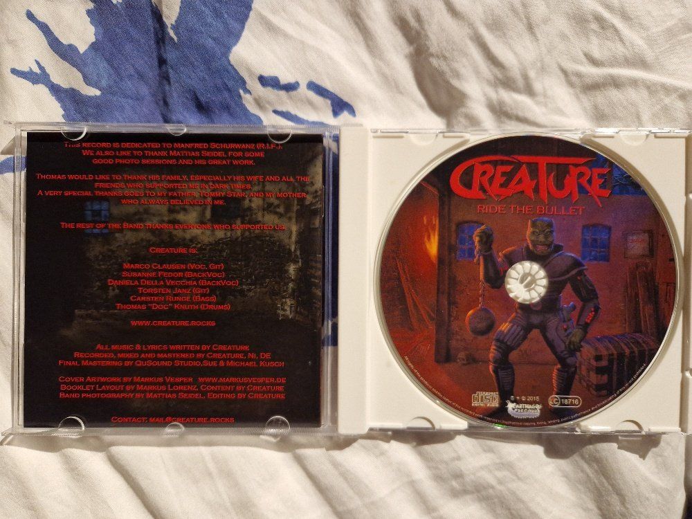 CDs: Creature – Ride The Bullet - Vergriffen! – D'occasion à Brittnau par Zibu 2