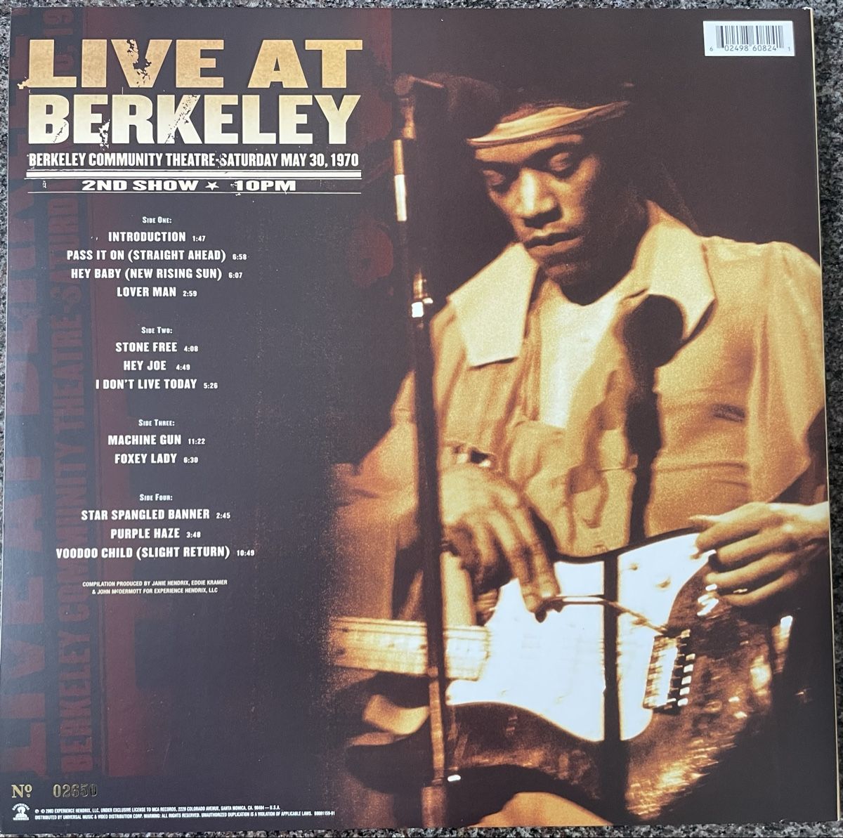Dischi in vinile: Jimi Hendrix Experience - Live at Berkeley - Vinyl LPs – Usato da Olten venduto da Bluespapst 2
