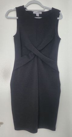 Robe noire AMISU sans manches T38 NEUVE