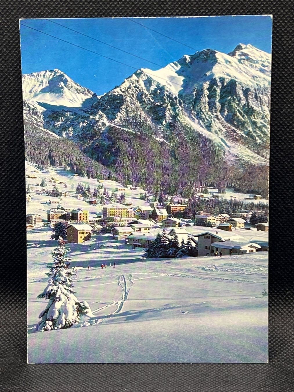 Cartoline postali: Lenzerheide, 1500 m ü.M. mit Lenzerhorn – Usato da Widnau venduto da Brusi9