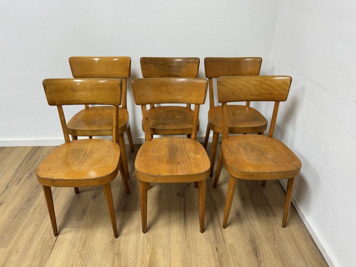 Girsberger Sedie: 6er Set Girsberger Beizenstühle – Usato da Basel venduto da MoebelSackmann 1