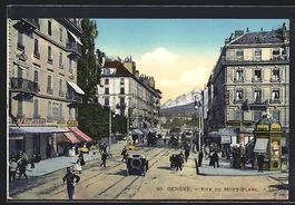 AK Genève, Rue du Mont-Blanc