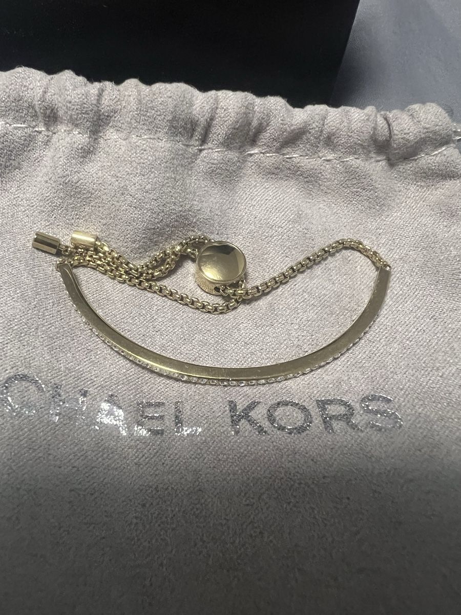 Michael Kors Armbänder & -reifen: Michael Kors Armreif Gold mit Strass – Neu (gemäss Beschreibung) aus Bilten von and_6hjn