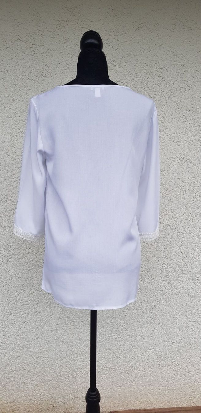 Top: Top Tunika weiss Alba Moda Gr. 36 – Nuovo (secondo la descrizione) da Mörschwil venduto da wunderkiste44 5