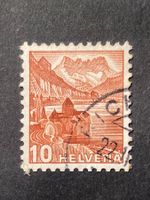 Schweiz 1942 Chillon 10 Rp. 257RM Bedarf Richterswil J5...