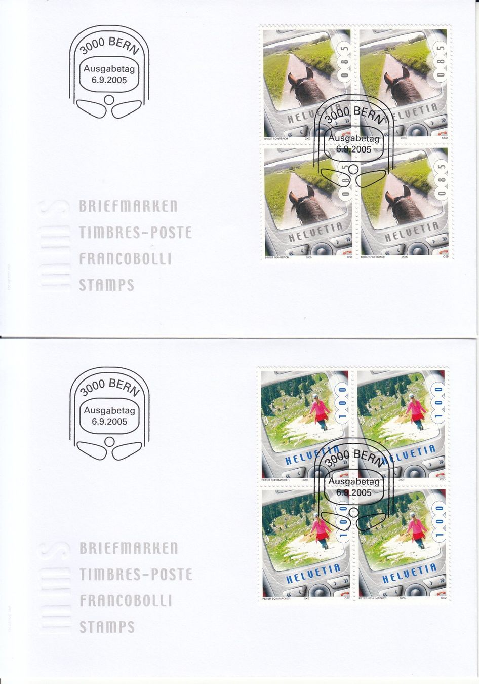 Tutti i francobolli: SBK 1173 - 1176 im 4er-Block FDC – Usato da Bürglen TG venduto da StampGraf 1