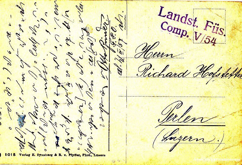 Cartoline postali: Amsteg - Gotthardbahn SBB + 1957 Feldpost – Usato da Emmenbrücke venduto da teestube 1