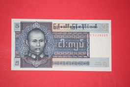 BURMA - 5 Kyat UNC (IE5228225)