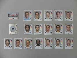 Panini Fussball WM 2006 Fehlliste Deutschland 17-35 Komplett