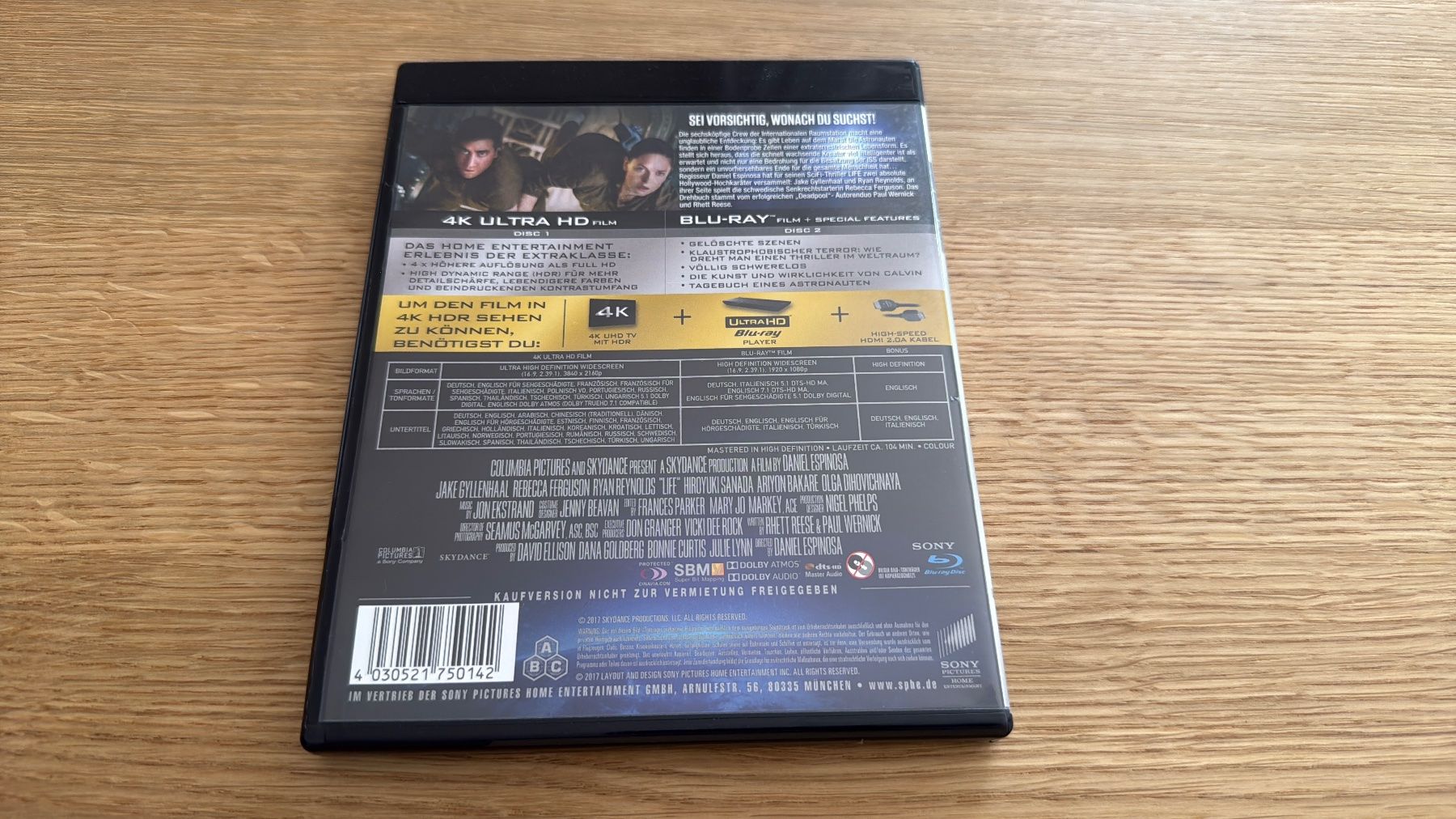 Tutti i DVDs: Life - 4K UHD Blu-Ray – Usato da Wallisellen venduto da Art_Vendorlay 1