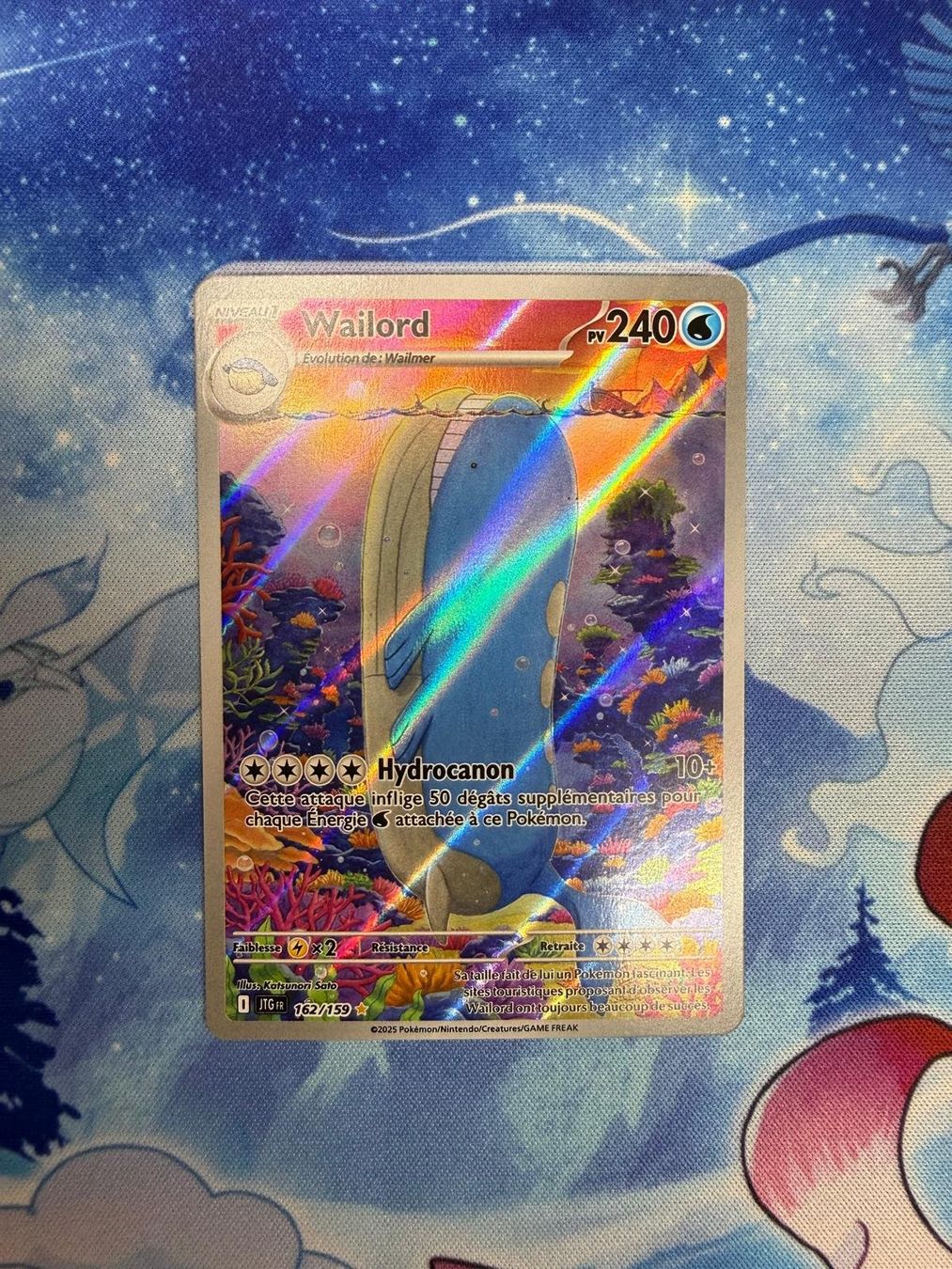 Pokémon Carte collezionabili: Wailord AR - JTG 162 FR – Nuovo (secondo la descrizione) da Courgenay venduto da ScamBoxOff