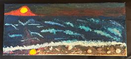 Gemälde "Sonnenuntergang am Meer" - Kunst für Ihr Zuhause