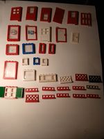 Original LEGO Fenster-, Türen- & Zaunelemente aus den 1980er