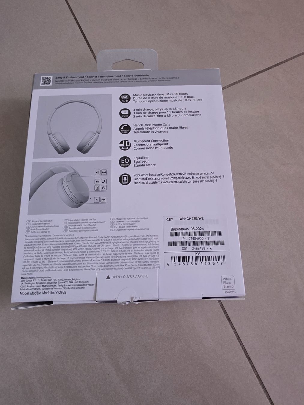 Sony Cuffie: Sony WH-CH520 – Nuovo (secondo la descrizione) da Trübbach venduto da del_06Ds 2