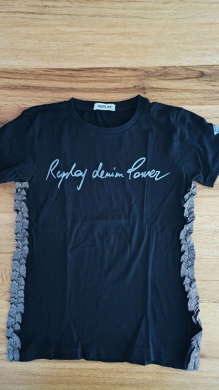 Replay Camicette, T-shirt & Top: Replay Shirt schwarz XS – Usato da Villmergen venduto da toptip1970