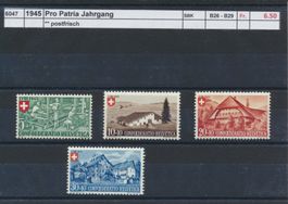 1945 Pro Paria, Jahrgang, ** postfrisch