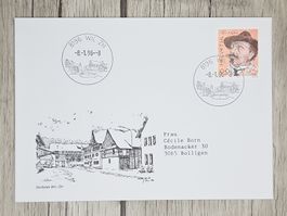 CL11 Enveloppe + Timbre Suisse 1996