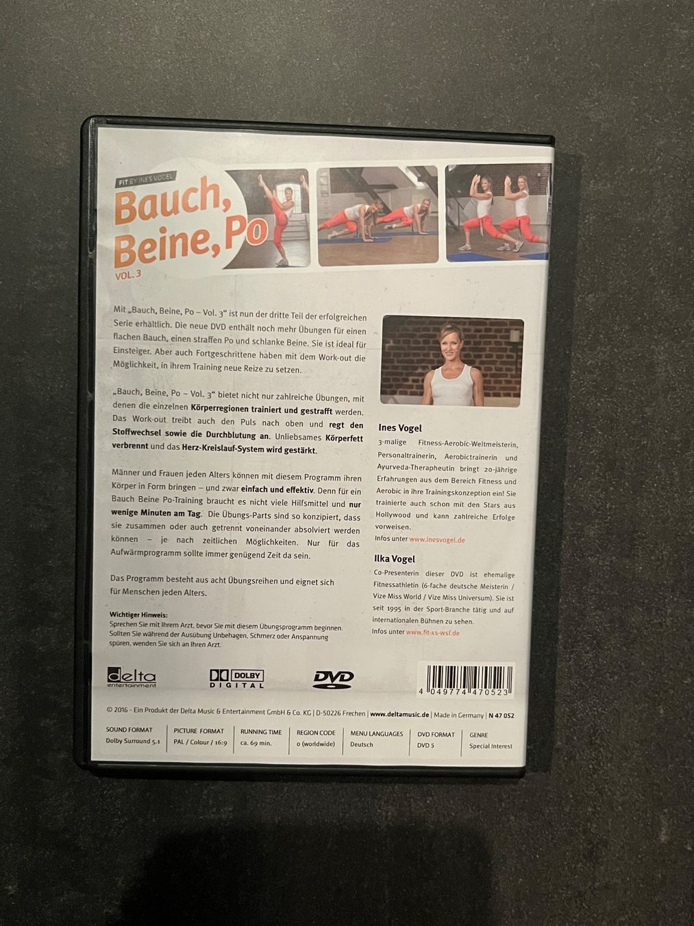 Tutti i DVDs: DVD Bauch, Beine, Po mit Ines Vogel – Usato da Aarau venduto da Swifty03 1