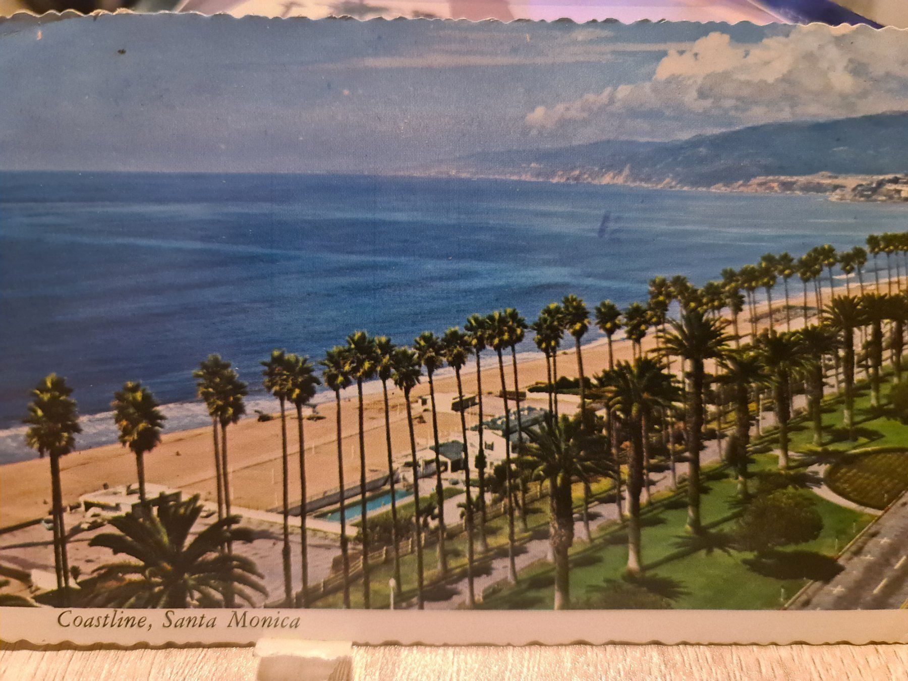 Cartoline postali: Ansichtskarte Santa Monica USA – Usato da Dintikon venduto da Vexi