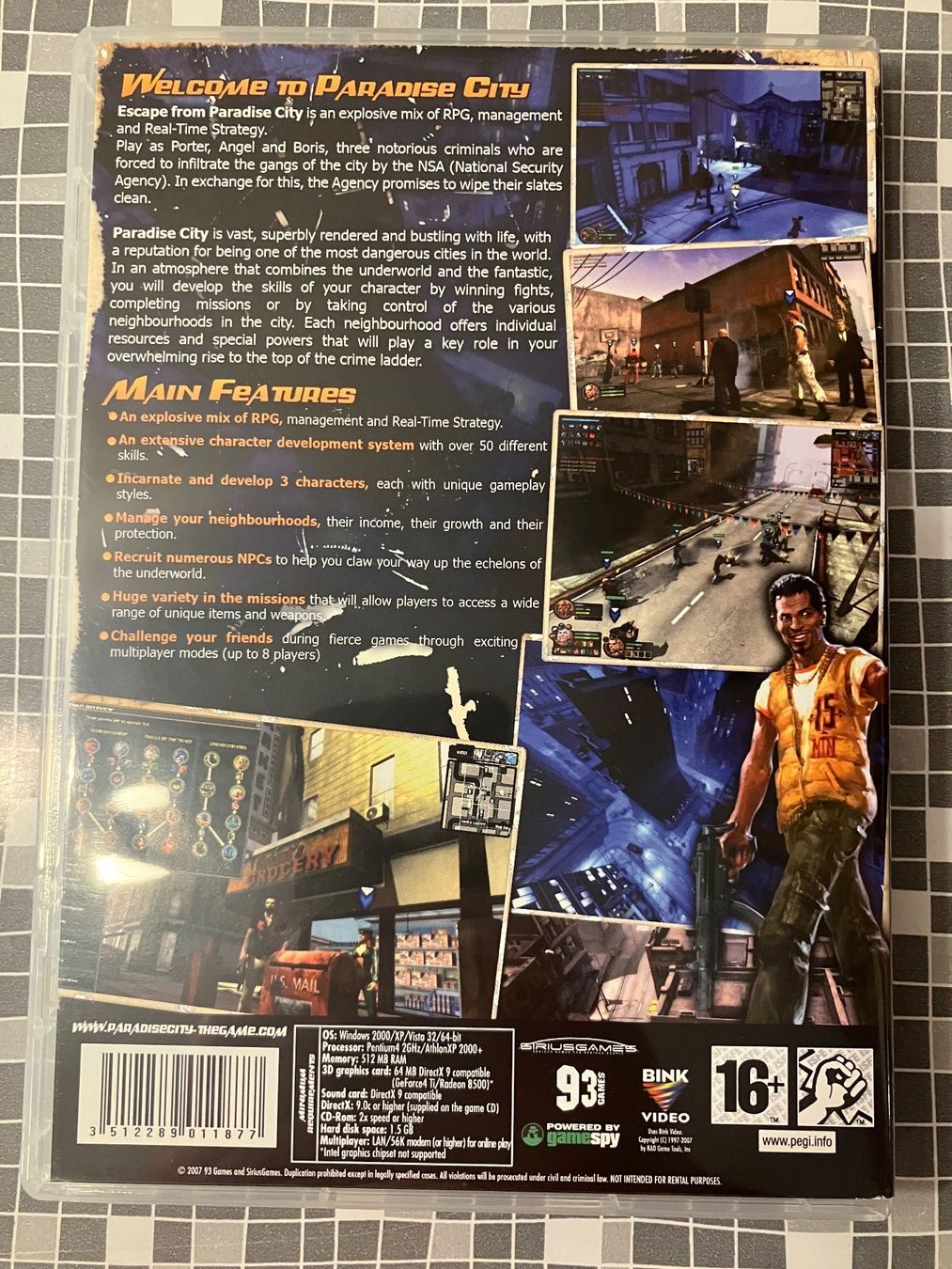 Giochi: Escape Paradise City - PC (2007, engl.) – Usato da Winkel venduto da Asdas87 1