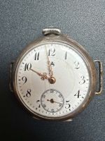 Antike Schweizer Armbanduhr, 800 Silber–Handaufzug–Restaurat