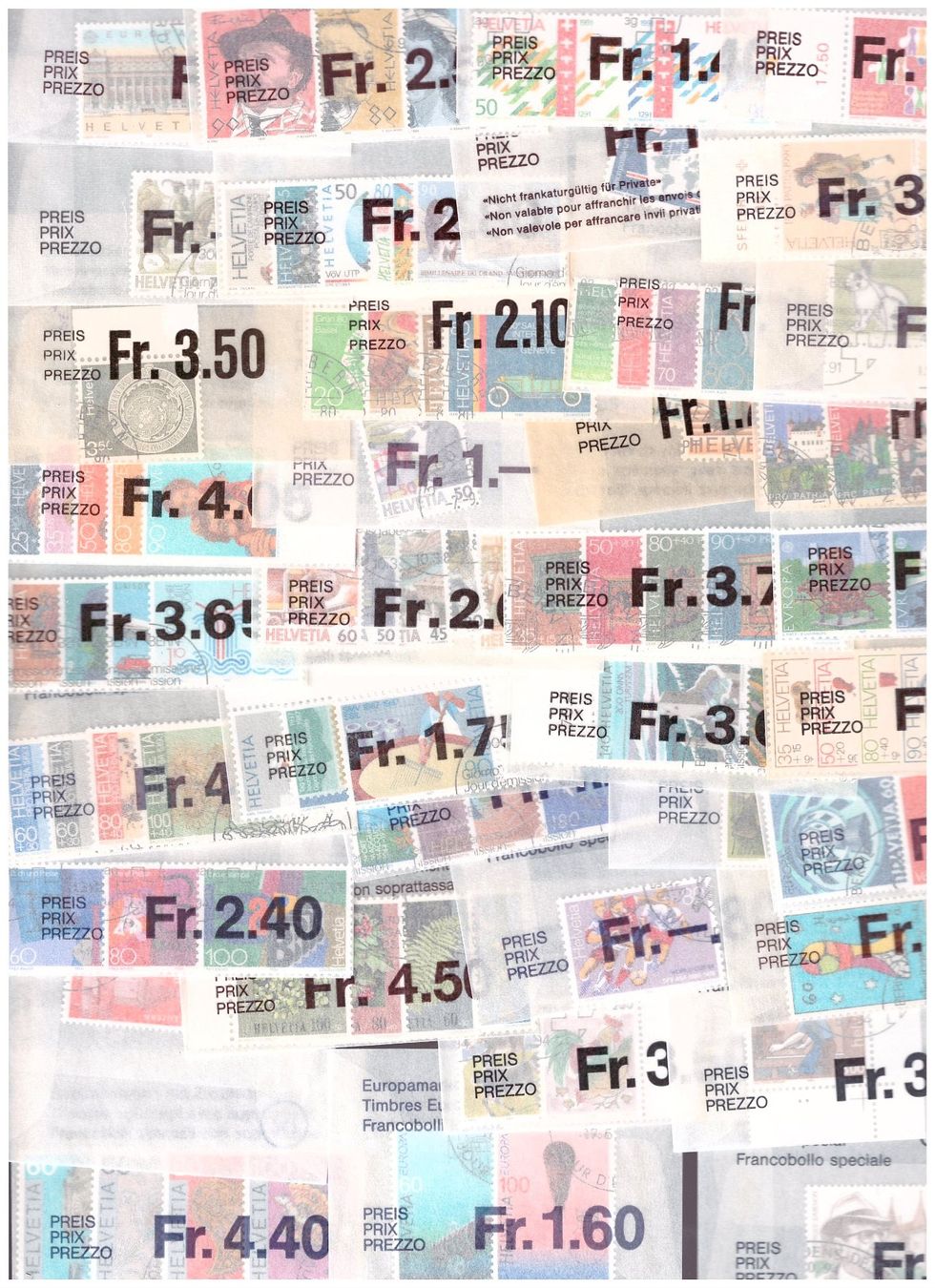 Alle Briefmarken: AUSGABETAG – Gebraucht aus Dübendorf von Piero2 1