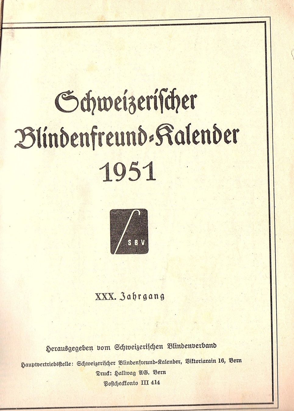 Calendari: Kalender Schweizerischer Blindenfreund – Usato da Mörschwil venduto da aik_x8mc 2