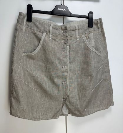 Nile Damenrock Gr. L - 100% Leinen