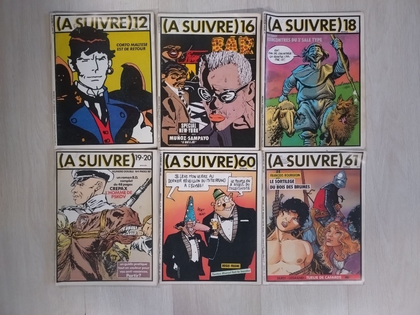 Fumetti: Lot de 6 magazines À Suivre  – Usato da Farvagny-le-Grand venduto da LaCaverne