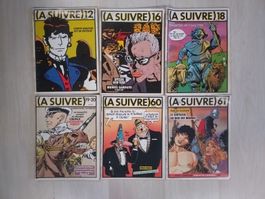 Lot de 6 magazines À Suivre 